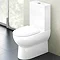 Britton Bathrooms - Compact Close Coupled Toilet & Soft Close Seat Standard Large Image