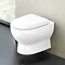 Britton Bathrooms - Compact Wall Hung WC with Soft Close Seat Feature Large Image