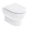 Britton Bathrooms - Compact Wall Hung WC with Soft Close Seat Large Image