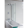 Britton Bathrooms - Concealed Thermostatic Valve with Round Fixed Head & Arm  Feature Large Image