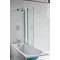Britton Bathrooms - Concealed Thermostatic Valve with Round Fixed Head & Arm Feature Large Image