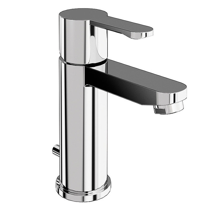 Britton Bathrooms - Crystal basin mixer with pop up waste - CTA2 Large Image