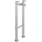 Britton Bathrooms - Crystal bath filler with floor standing - CTA6 & W23 Large Image