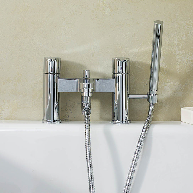 Britton Bathrooms - Crystal bath shower mixer - CTA7  Standard Large Image