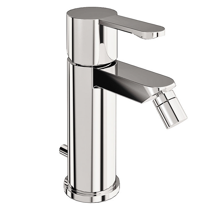 Britton Bathrooms - Crystal bidet mixer with pop up waste - CTA4 Large Image