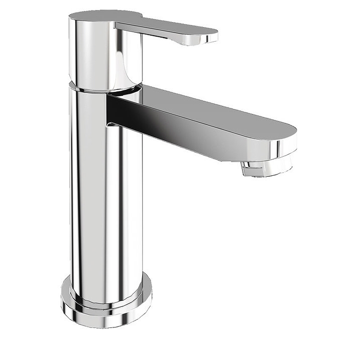 Britton Bathrooms - Crystal mini basin mixer without pop up waste - CTA8 Large Image