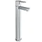 Britton Bathrooms - Crystal tall basin mixer without pop up waste - CTA3 Large Image