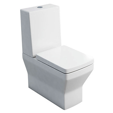 Britton Bathrooms - Cube S20 Close Coupled Toilet & Soft Close Seat Profile Large Image