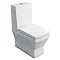 Britton Bathrooms - Cube S20 Close Coupled Toilet & Soft Close Seat Large Image