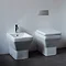 Britton Bathrooms - Cube S20 Back to Wall Bidet - 20.1953  Profile Large Image