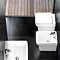 Britton Bathrooms - Cube S20 Back to Wall Bidet - 20.1953  Standard Large Image
