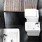 Britton Bathrooms - Cube S20 Back to Wall Bidet - 20.1953 Standard Large Image