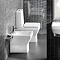 Britton Bathrooms - Cube S20 Back to Wall Bidet - 20.1953 additional Large Image
