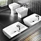 Britton Bathrooms - Cube S20 Back to wall WC with Soft Close Seat  Standard Large Image