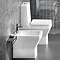 Britton Bathrooms - Cube S20 Close Coupled Toilet with One Piece Cistern & Soft Close Seat  Standard Large Image