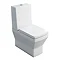 Britton Bathrooms - Cube S20 Close Coupled Toilet with One Piece Cistern & Soft Close Seat Large Ima