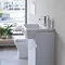 Britton Bathrooms - Cube S20 Semi Recessed basin 55cm - 20.1954 Standard Large Image
