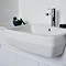 Britton Bathrooms - Cube S20 Semi Recessed basin 55cm - 20.1954 In Bathroom Large Image