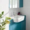Britton Bathrooms - Cube S20 Semi Recessed basin 55cm - 20.1954 additional Large Image