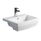 Britton Bathrooms - Cube S20 Semi Recessed basin 55cm - 20.1954 Large Image