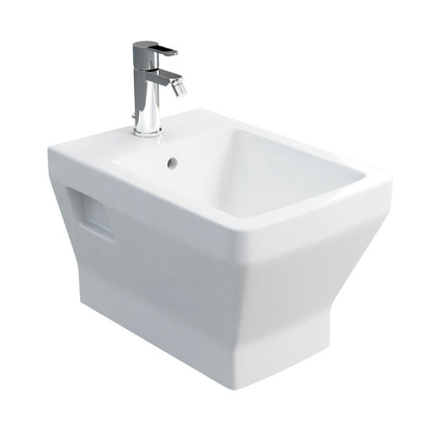 Britton Bathrooms - Cube S20 Wall Hung Bidet - 20.1951 Large Image