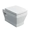 Britton Bathrooms - Cube S20 Wall Hung WC with Soft Close Seat Large Image