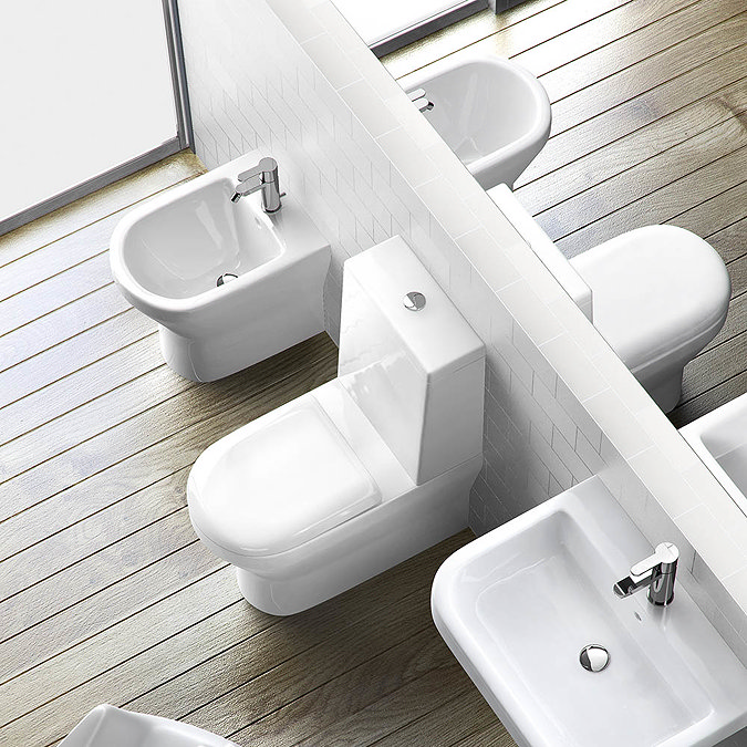 Britton Bathrooms - Curve Back to Wall Bidet - 30.1964 Feature Large Image