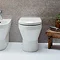 Britton Bathrooms - Curve Back to wall WC with soft close seat  In Bathroom Large Image