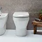 Britton Bathrooms - Curve Back to wall WC with soft close seat In Bathroom Large Image