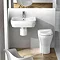 Britton Bathrooms - Curve Back to wall WC with soft close seat  Newest Large Image