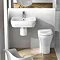 Britton Bathrooms - Curve Back to wall WC with soft close seat Newest Large Image