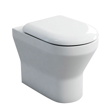 Britton Bathrooms - Curve Back to wall WC with soft close seat Profile Large Image