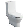 Britton Bathrooms - Curve S30 Close Coupled WC with Cistern & Soft Close Seat (Open Back) Large Imag