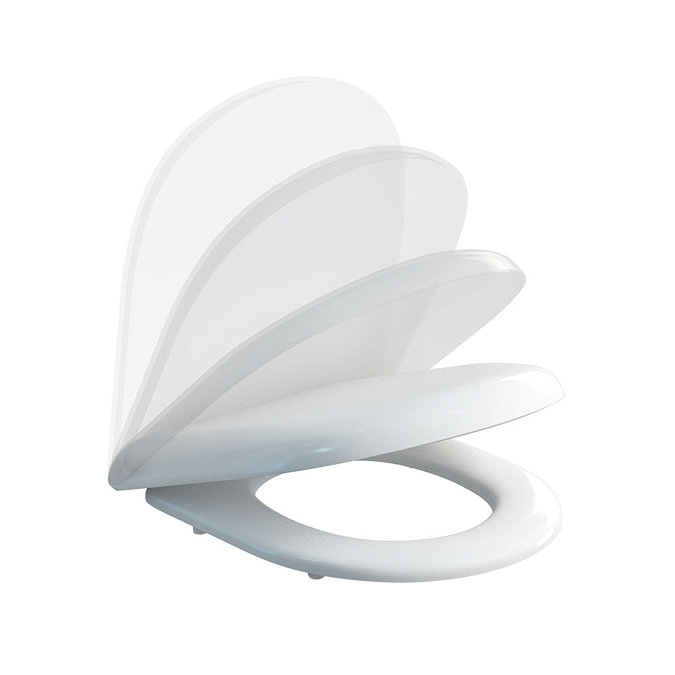 Britton Bathrooms - Curve S30 Close Coupled Toilet with One Piece Cistern & Soft Close Seat (Back to Wall) Profile Large Image