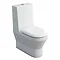 Britton Bathrooms - Curve S30 Close Coupled Toilet with One Piece Cistern & Soft Close Seat (Back to