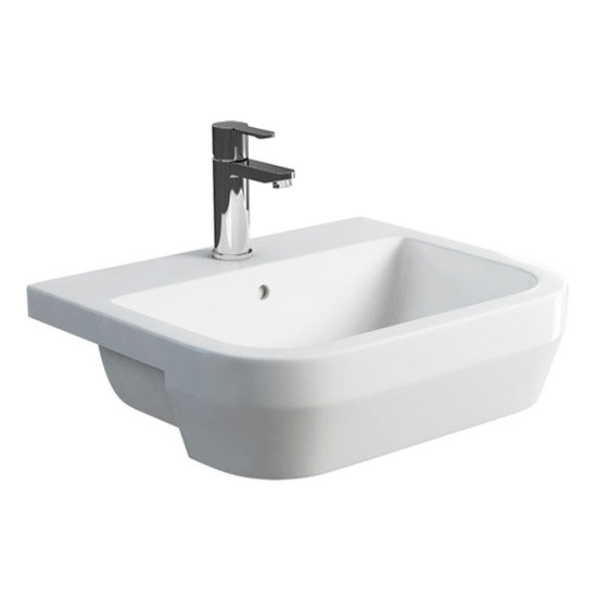 Britton Bathrooms - Curve S30 Semi Recessed basin 55cm - 30.1965 at ...