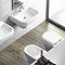 Britton Bathrooms - Curve Wall hung WC with soft close seat In Bathroom Large Image