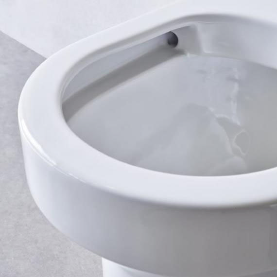 Britton Bathrooms Curve2 Rimless Close Coupled Back-to-Wall Toilet + Soft Close Seat  Profile Large 