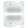 Cleargreen - EcoRound 1700mm Shower Bath - Left or Right Hand Option Feature Large Image