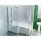 Cleargreen - EcoSquare 1700mm Shower Bath - Left or Right Hand Option Profile Large Image