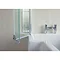 Britton Bathrooms - EcoSquare Bathscreen with Access Panel - Left or Right Hand Option Profile Large