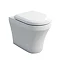 Britton Bathrooms - Fine S40 Back to wall WC with Soft Close Angled Seat Large Image