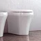 Britton Bathrooms Fine S40 Back to Wall WC with Soft Close Seat Profile Large Image