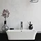 Britton Bathrooms Fine S40 Semi Recessed Basin 55cm - 40.6610 Feature Large Image