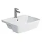 Britton Bathrooms Fine S40 Semi Recessed Basin 55cm - 40.6610 Large Image