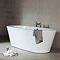 Cleargreen - Freestark Double Ended Freestanding Bath & Surround - 1740 x 800mm Large Image