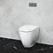 Britton Bathrooms Milan Rimless Back To Wall Pan + Soft Close Seat  In Bathroom Large Image