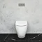 Britton Bathrooms Milan Rimless Back To Wall Pan + Soft Close Seat  Standard Large Image