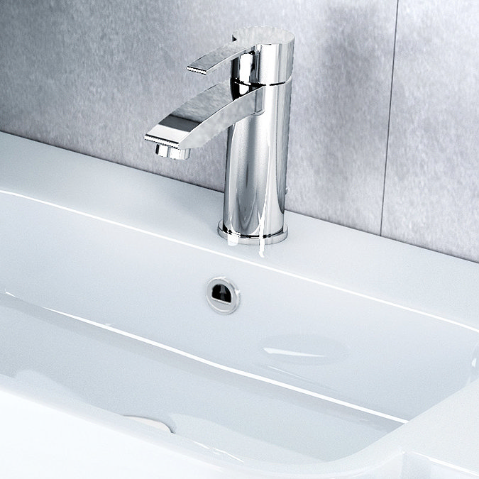Britton Bathrooms - Sapphire basin mixer with pop up waste - CTA11 Profile Large Image