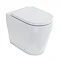 Britton Bathrooms Stadium Back To Wall Pan + Soft Close Seat Large Image